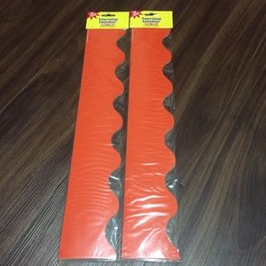 2 pack Learning Lesson Red Deco Trim 60 Feet Total